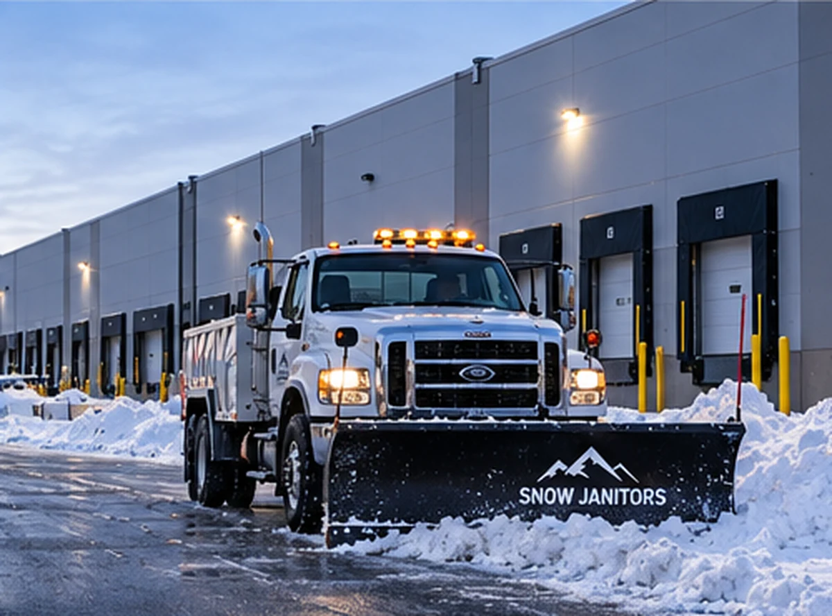 Snow Janitors commercial snow removal service in Calgary