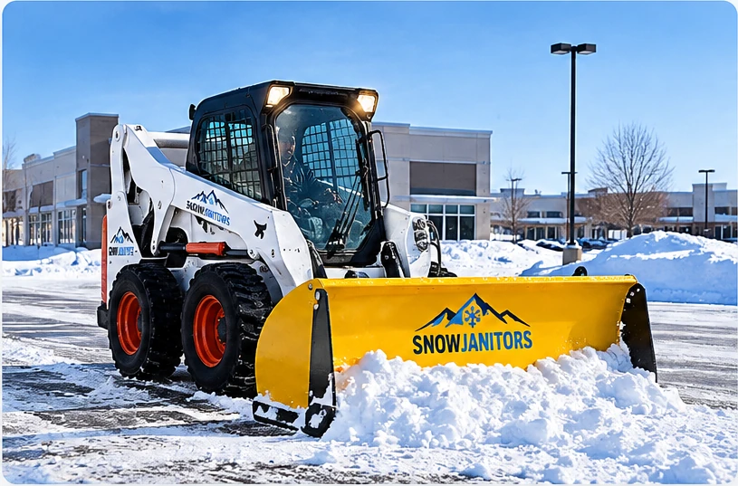 Snow Janitors commercial snow removal service in Calgary